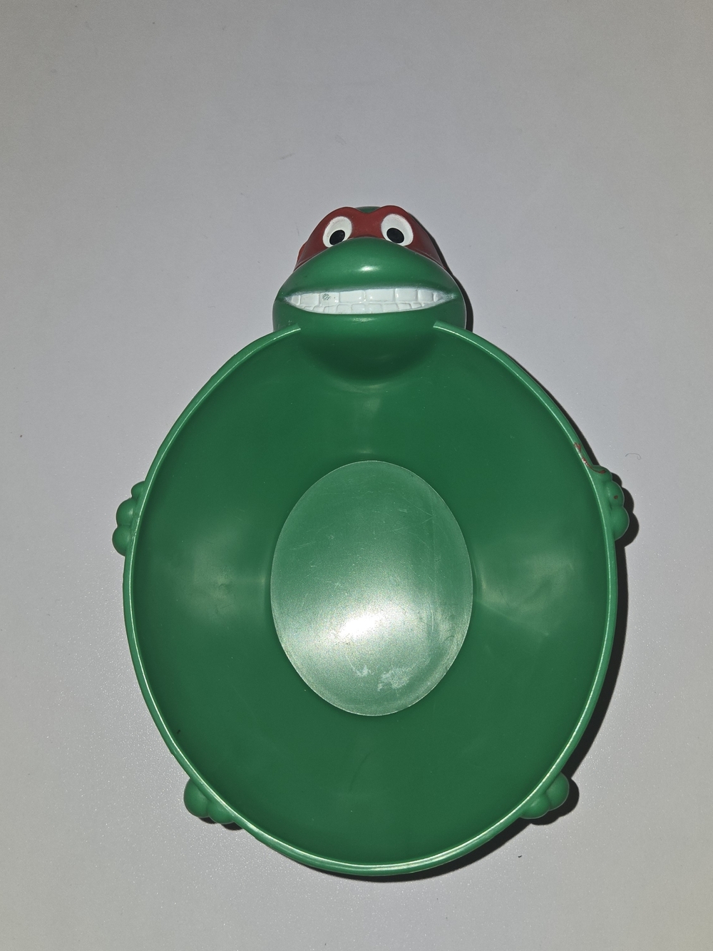 Vintage 1990 TMNT Raphael Cereal Bowl Plastic Mirage Studios Retro Ninja Turtles